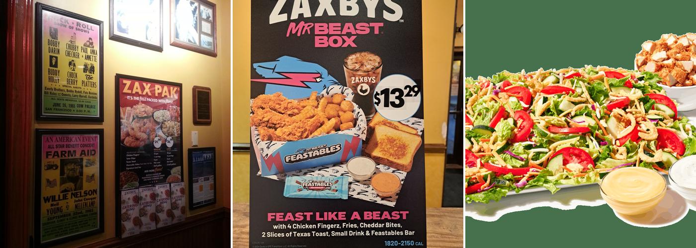 Zaxby's Chicken Fingers & Buffalo Wings Menu