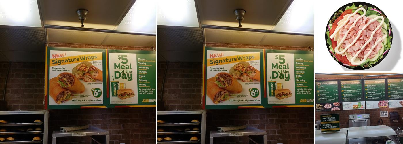 Subway Menu