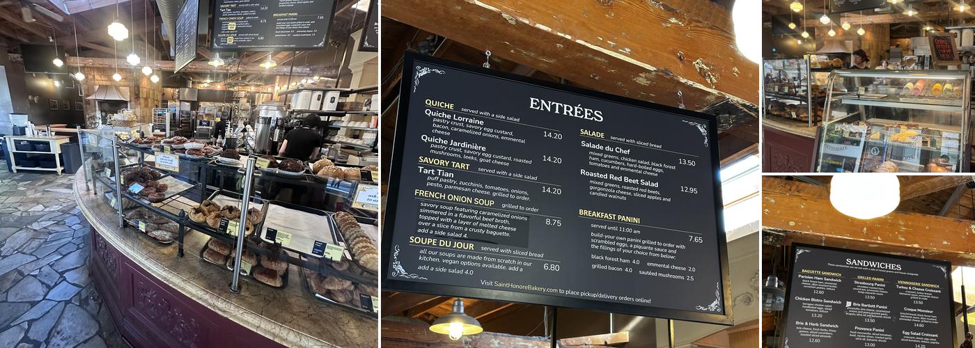 St. Honoré Bakery Thurman Menu