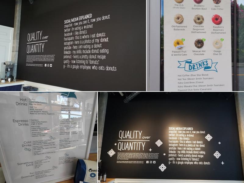 Blue Star Donuts Menu