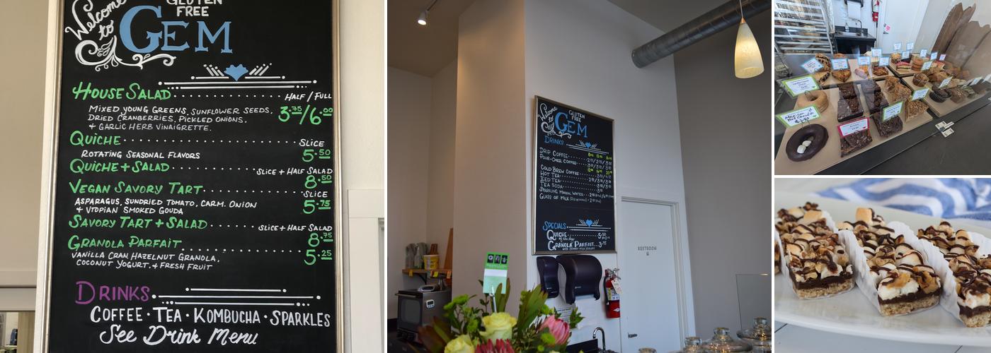 Gluten Free Gem Menu