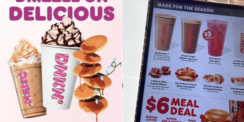 Dunkin' Menu