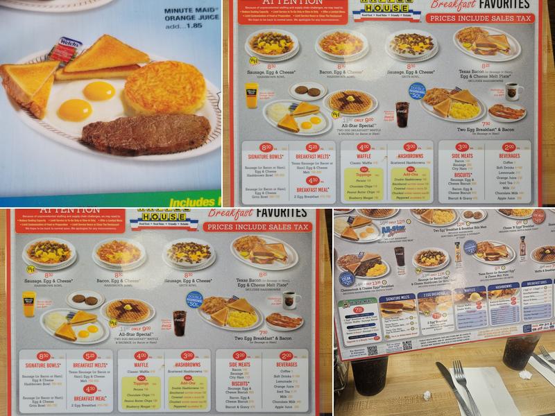 Waffle House Menu