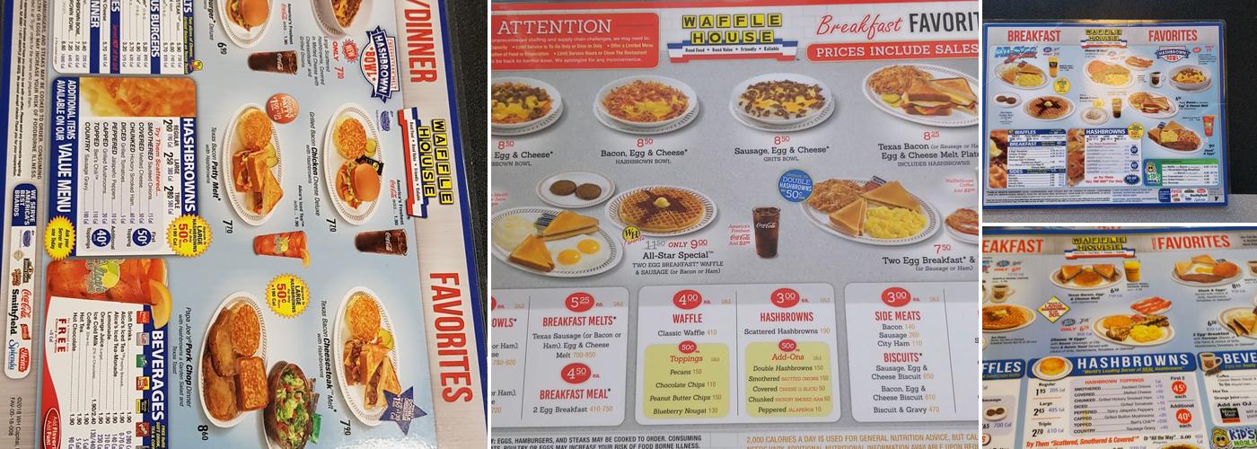 Waffle House Menu