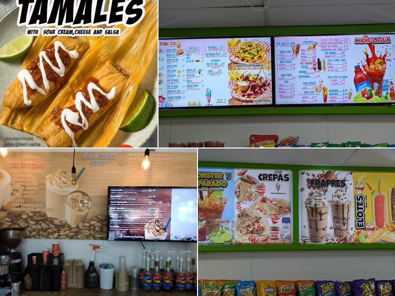 La Michoacana Mexican ice cream Menu