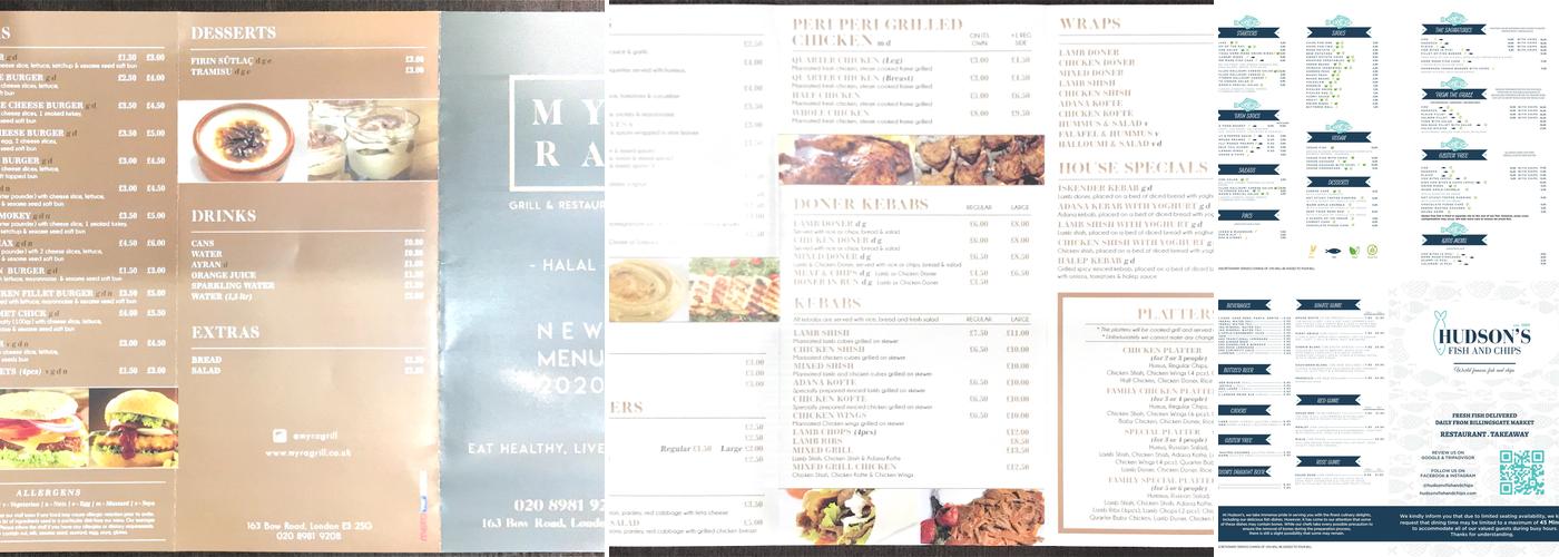 Myra Grill Menu