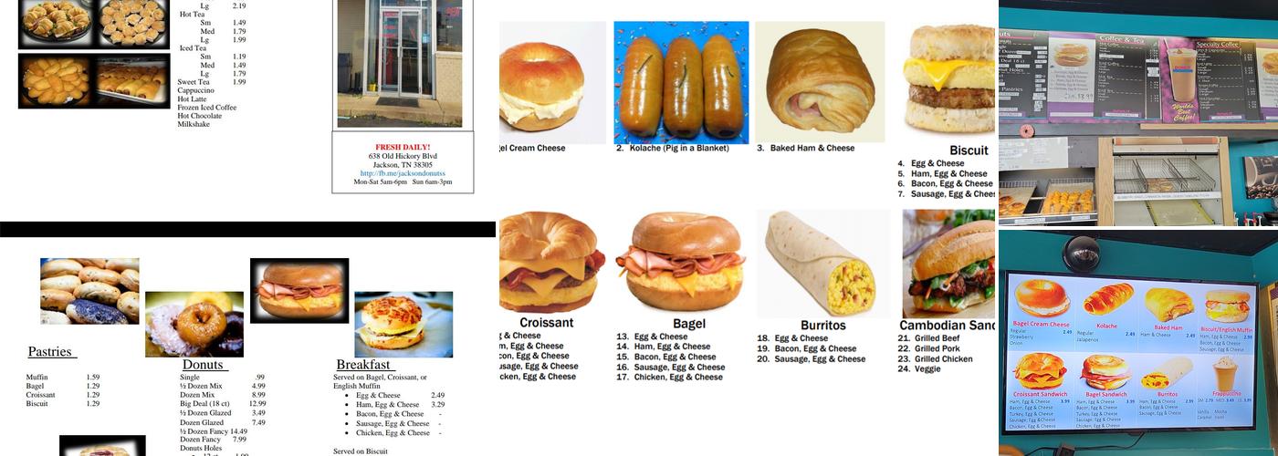 Jackson Donuts Menu