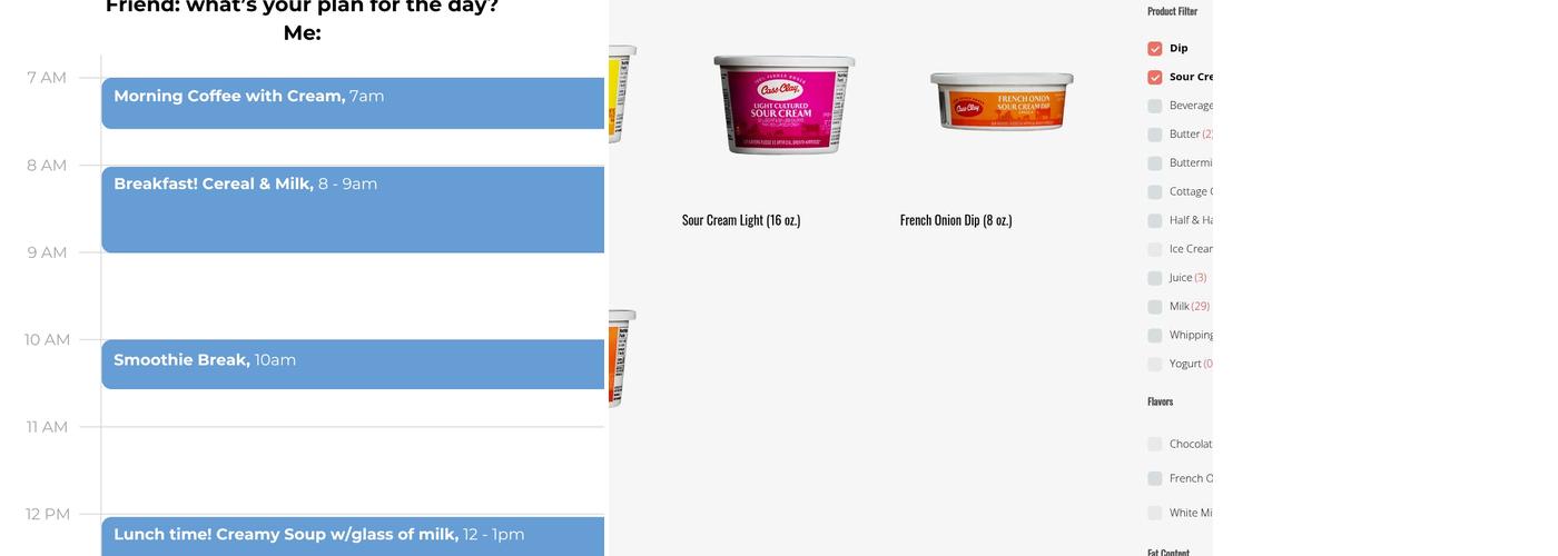 Cass Clay Creamery Menu