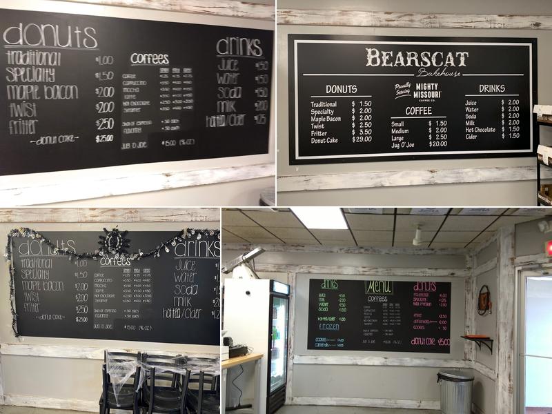 Bearscat Bakehouse - Bismarck Menu