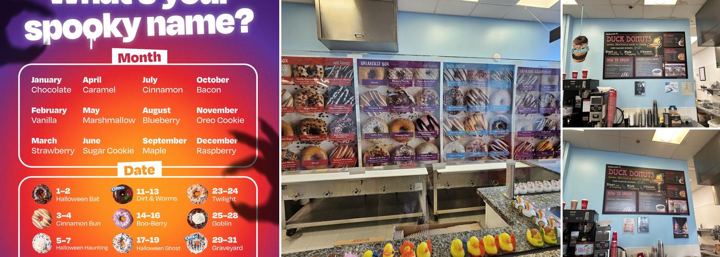 Duck Donuts Menu