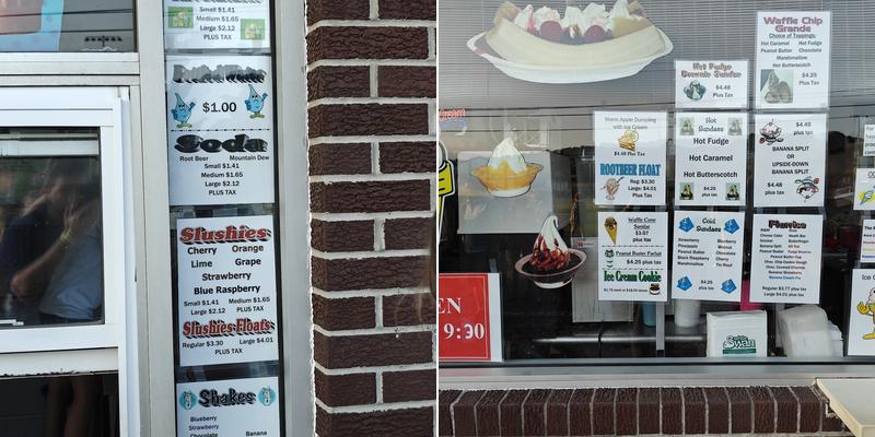 The Ranger Soft Serve Menu