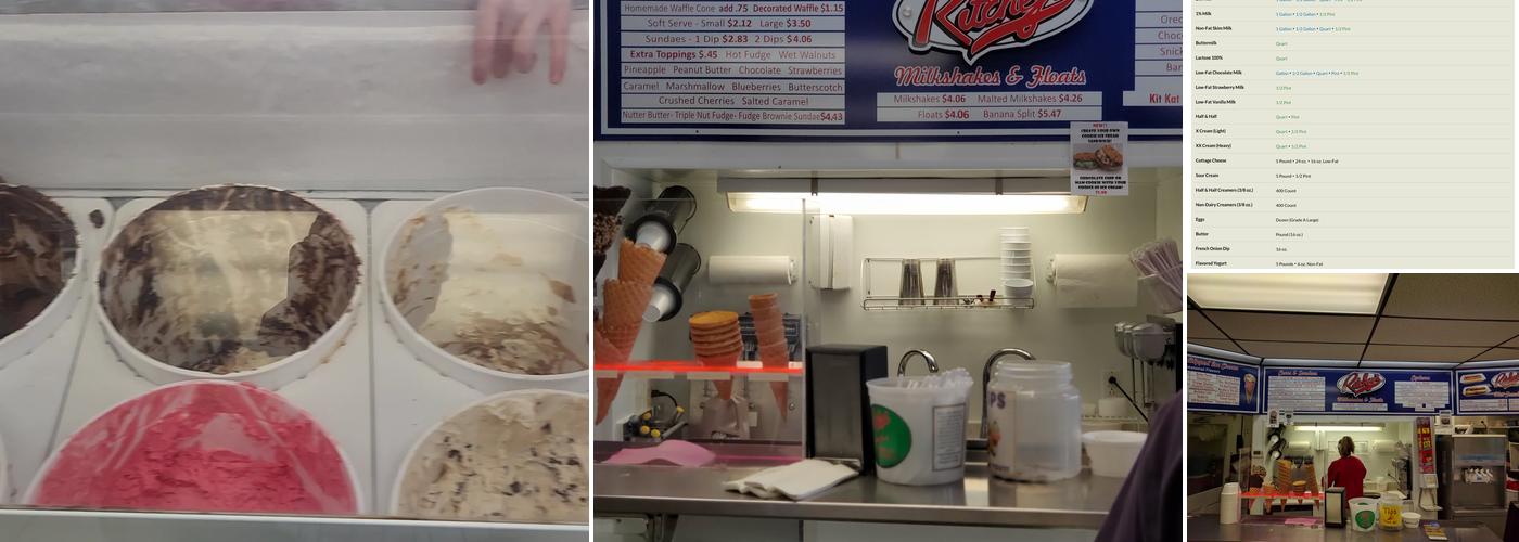 Ritchey's Dairy Menu