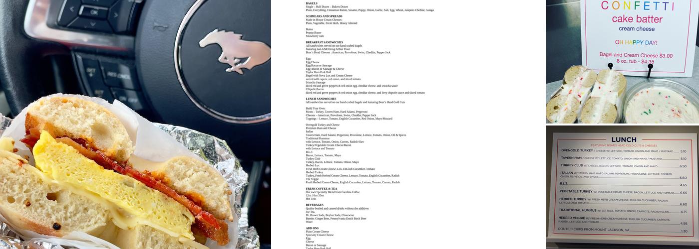 Hello Bagel Menu