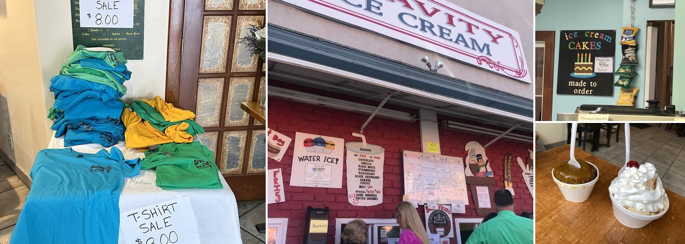 Gravity Ice Cream Menu