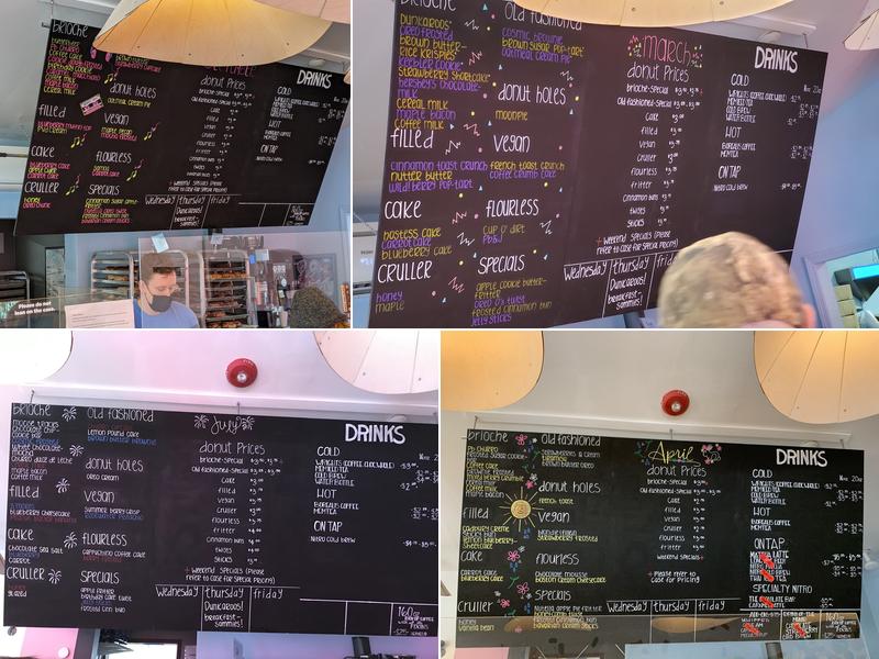 PVDonuts Menu