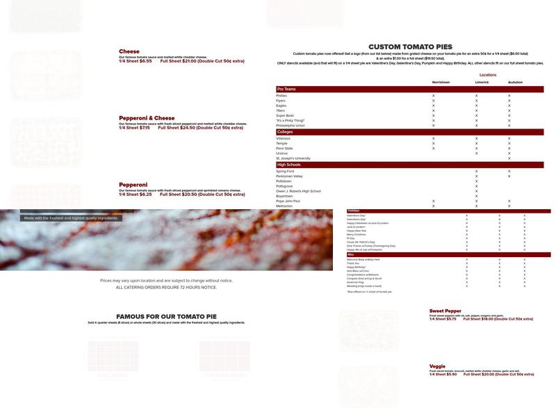 Corropolese Italian Bakery & Deli Menu