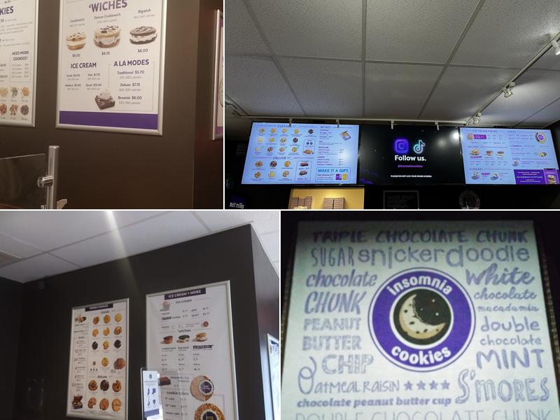 Insomnia Cookies Menu