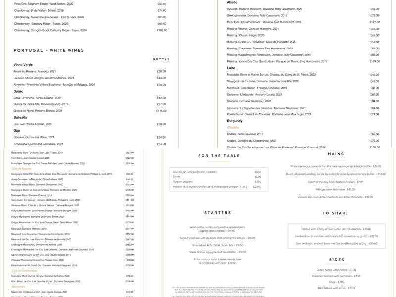 The Don Menu