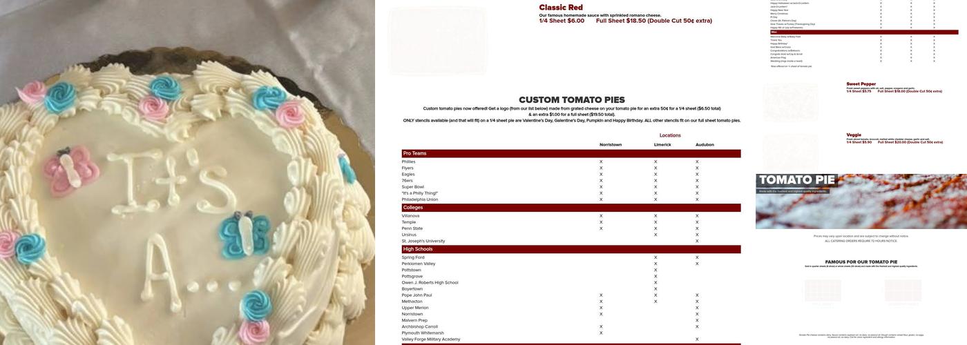 Corropolese Italian Bakery Menu