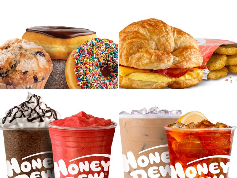 Honey Dew Donuts Menu