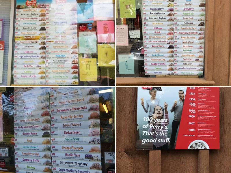 Ice Cream Shack Menu