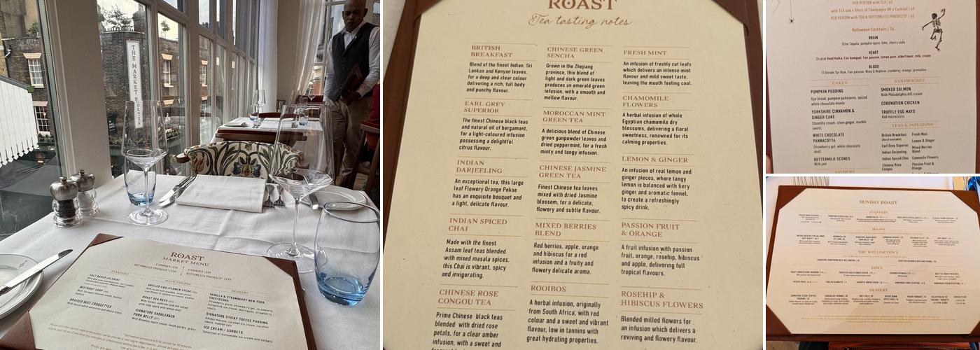 Roast Menu