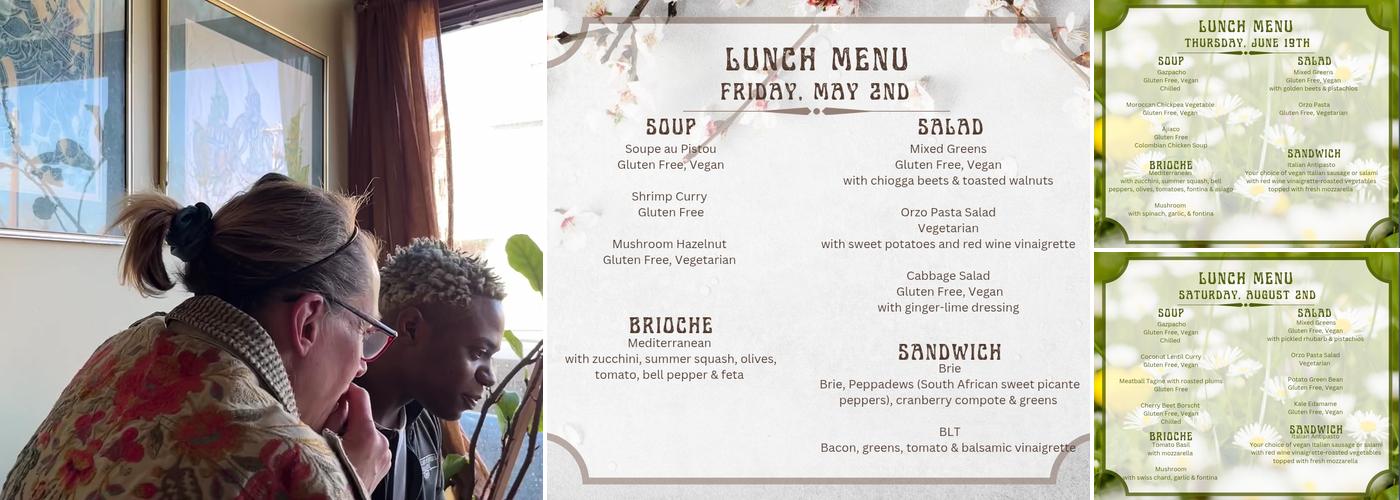 Amaranth Bakery & Café Menu