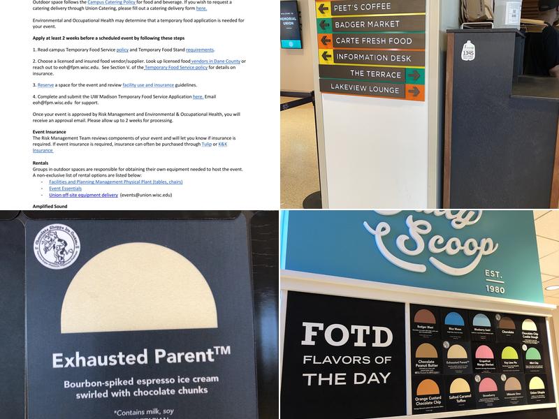 Daily Scoop in Memorial Union Menu