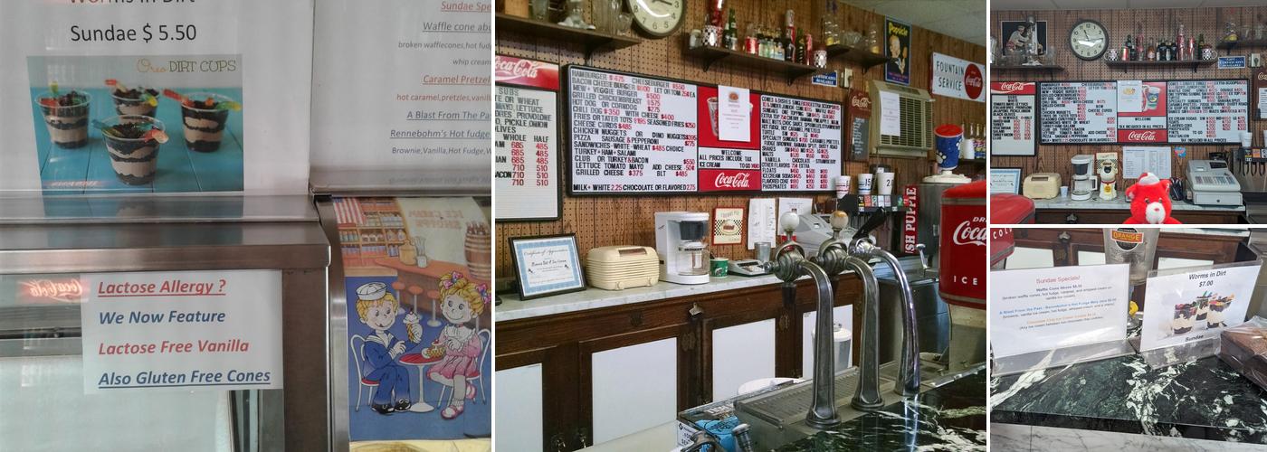 Monona Bait & Ice Cream Shop Menu