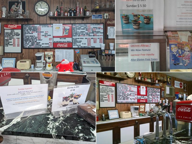 Monona Bait & Ice Cream Shop Menu