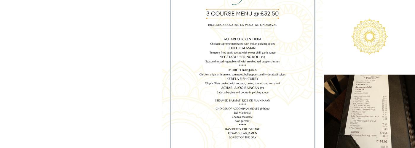 Mint Leaf London Menu