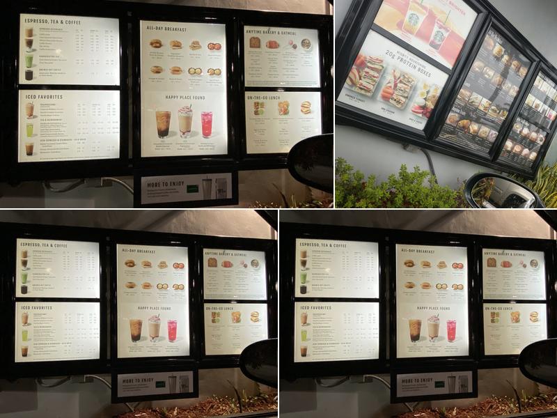 Starbucks Menu