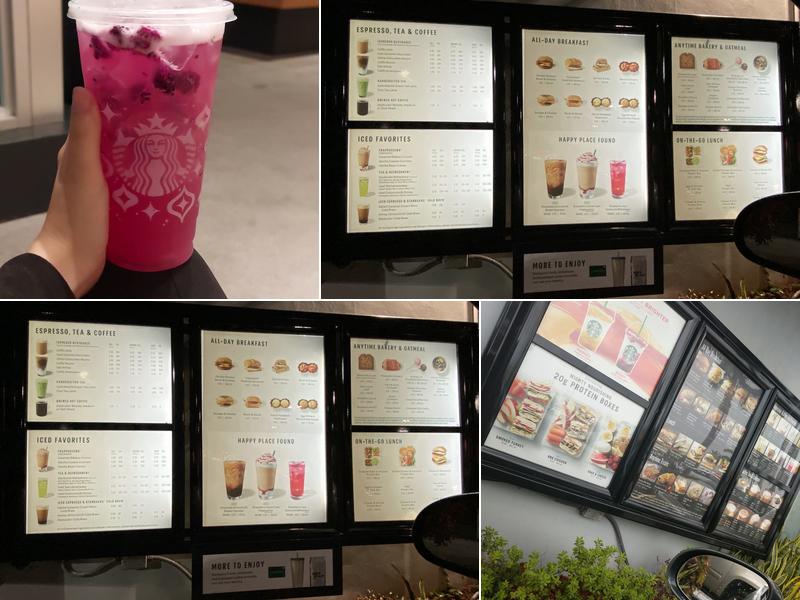 Starbucks Menu