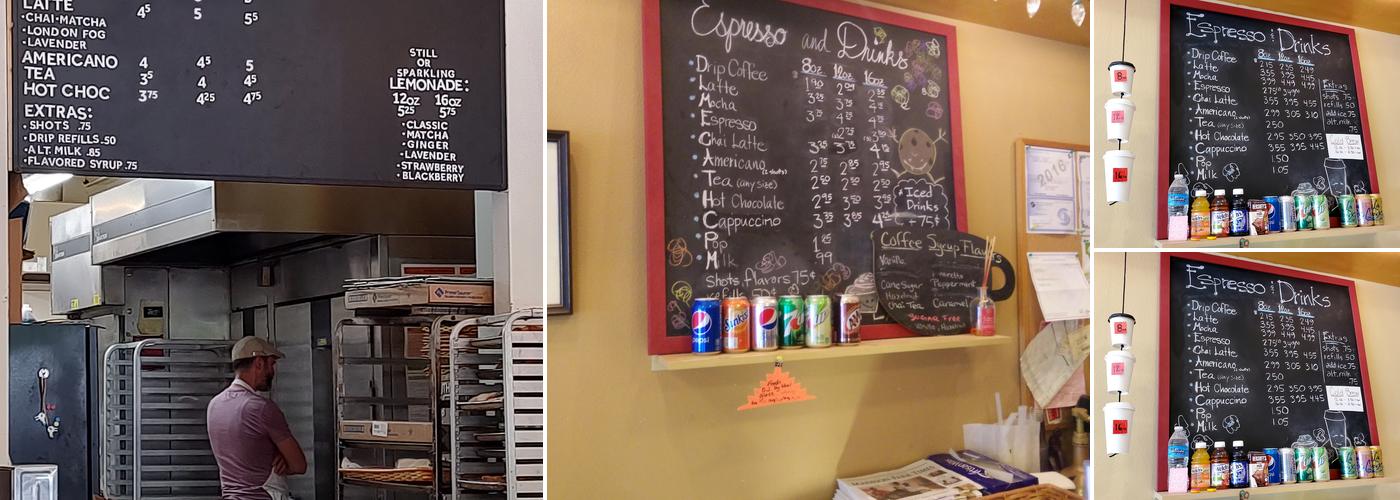 Madison Park Bakery Menu
