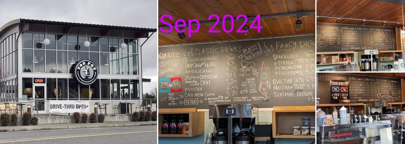 Top Pot Doughnuts Menu