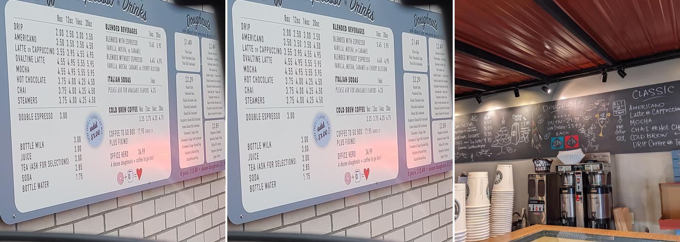 Top Pot Doughnuts Menu