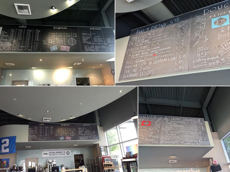 Top Pot Doughnuts Menu