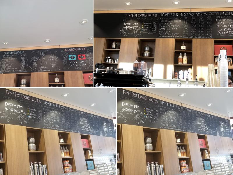 Top Pot Doughnuts Menu