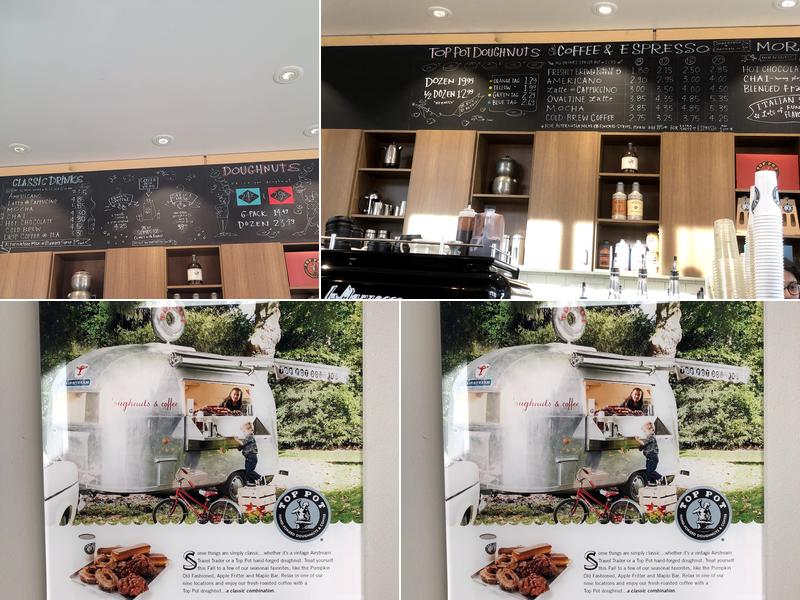 Top Pot Doughnuts Menu