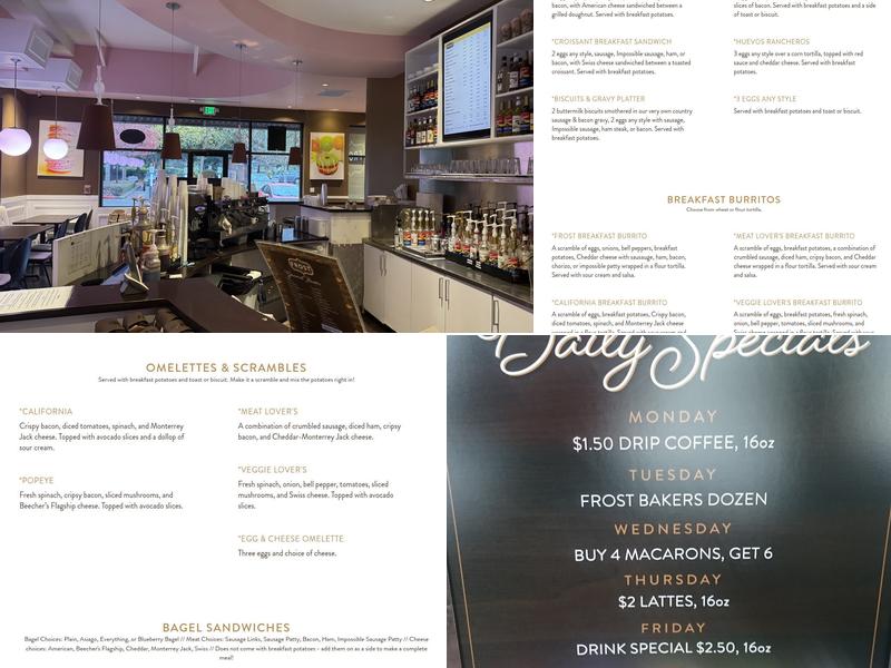 FROST Menu