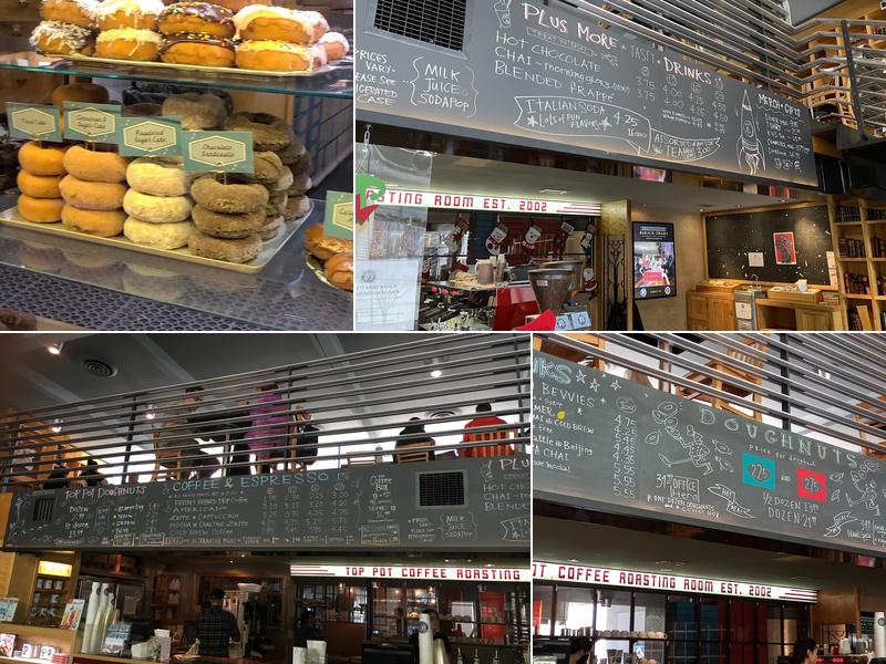 Top Pot Doughnuts Menu