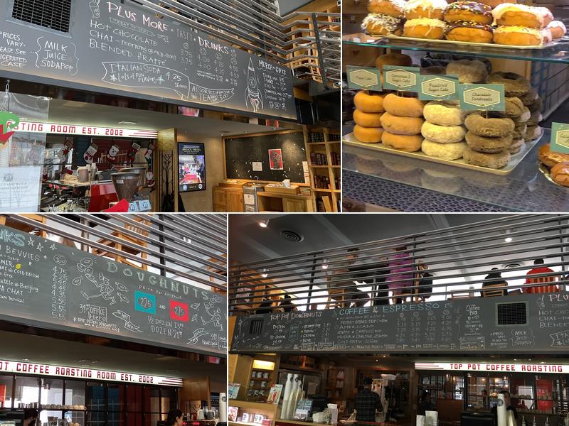 Top Pot Doughnuts Menu