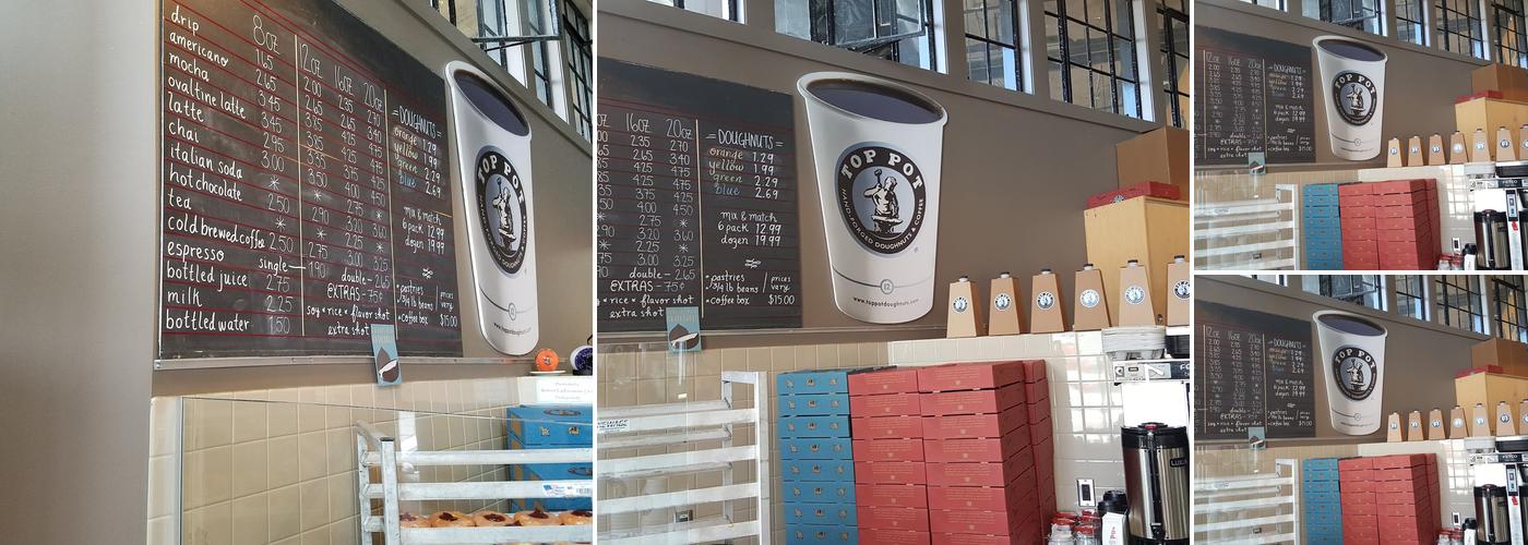 Top Pot Doughnuts Menu