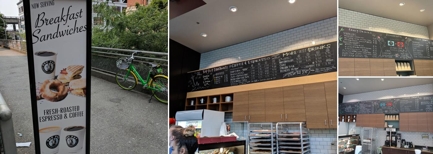 Top Pot Doughnuts Menu