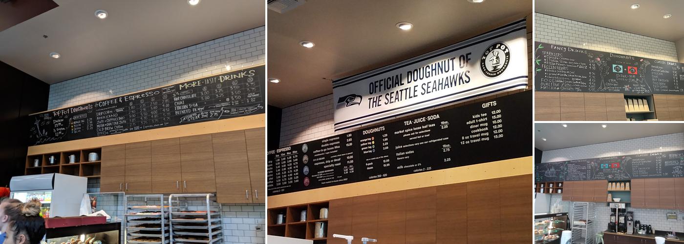 Top Pot Doughnuts Menu