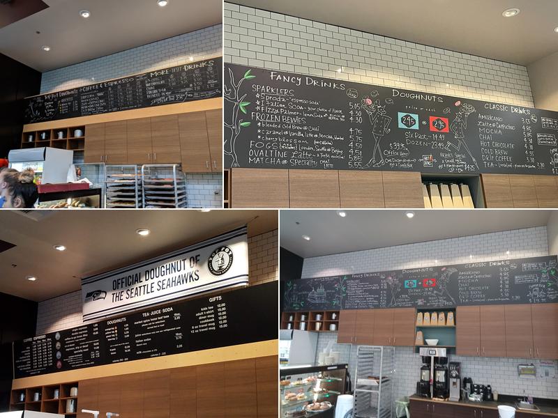 Top Pot Doughnuts Menu