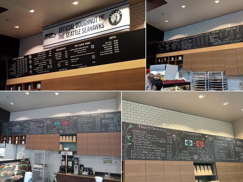 Top Pot Doughnuts Menu