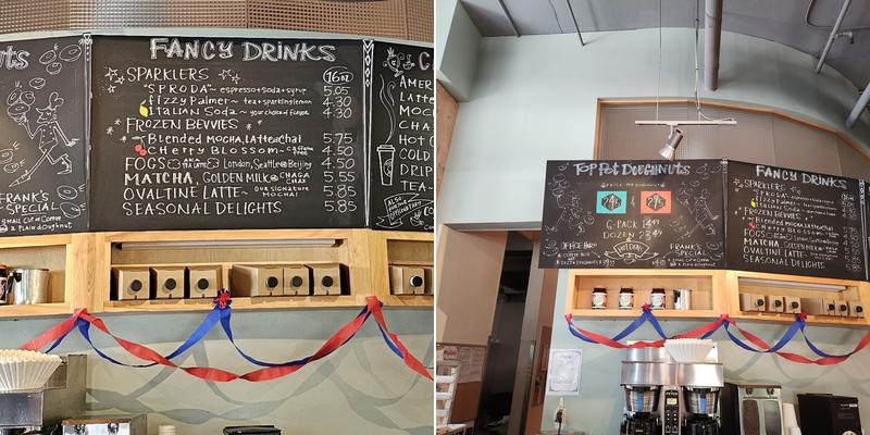 Top Pot Doughnuts Menu