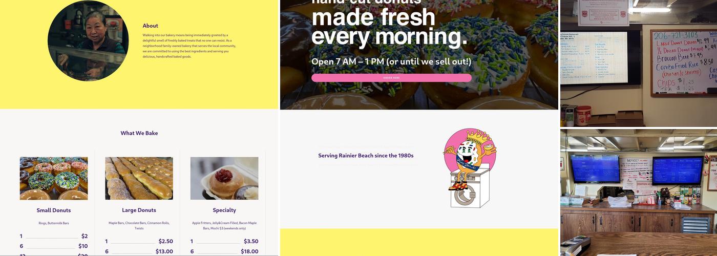 King Donuts Menu