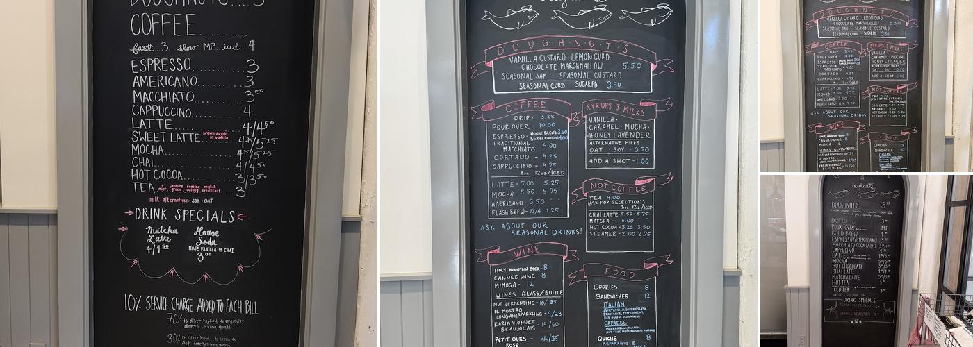 General Porpoise Menu